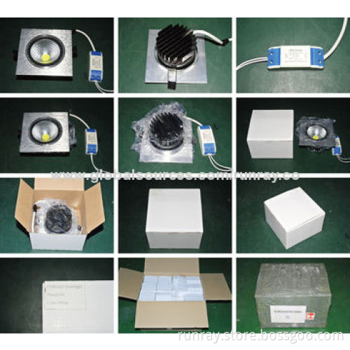 5W COB LED Downlight, 85-265V AC, Bridgelux/Epistar/Epileds LED Chip, 80-110lm/W